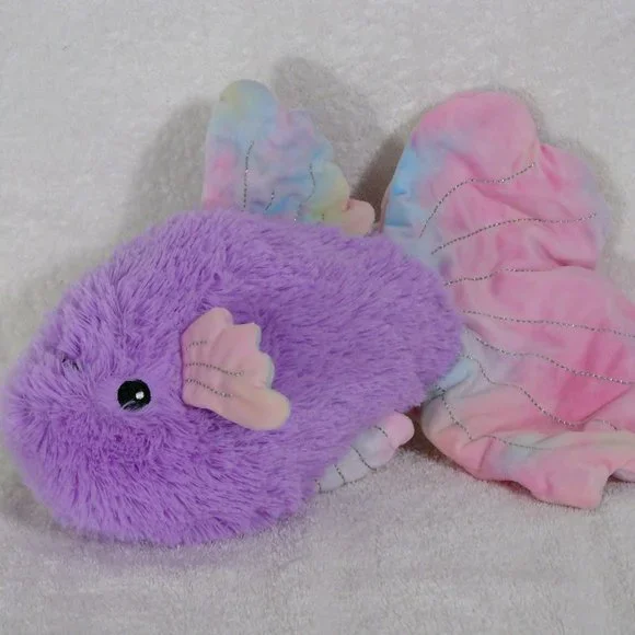 New 2022 Petsmart Enchant Betta Fish Rainbow Squeaks Dog Plush Toy